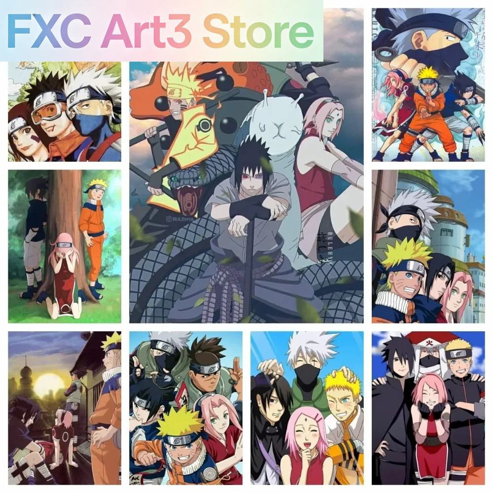 Frameless 1pc Naruto Class Sev - Embroidery Class ulasan dan harga