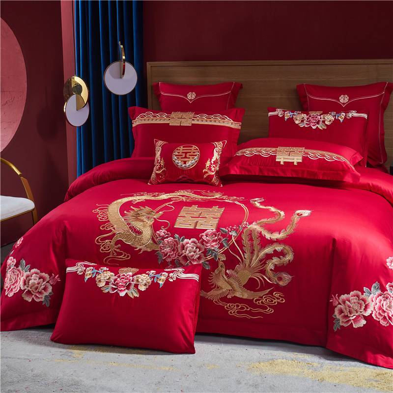 100% Cotton Bedding Set Luxury - Embroidery Quilt Cover ulasan dan harga