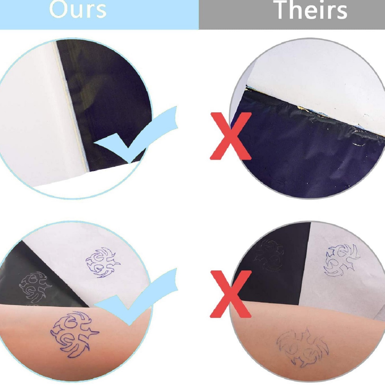 10/50/100Pcs Tattoo Transfer P - Transfer Paper Carbon ulasan dan harga