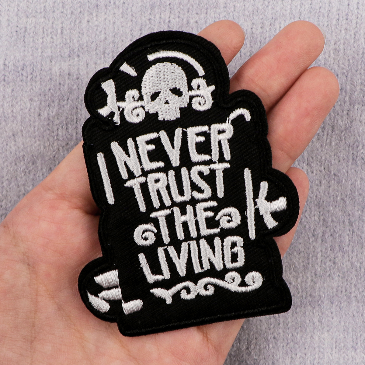 Treasure Box Skeleton Quotes E - Embroidery Quote ulasan dan harga