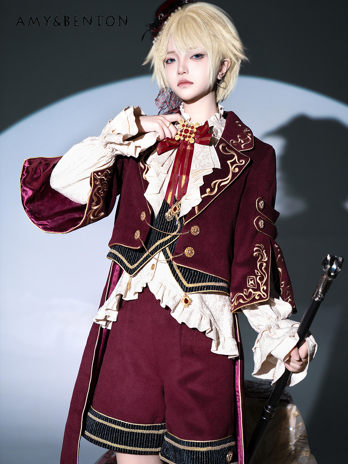 British Court Style Elegant Pr - Embroidery Jacket ulasan dan harga