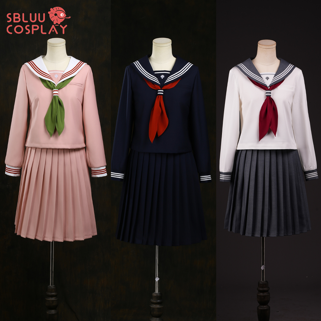 SBluuCosplay Shimizu Hinako Co - Embroidery Uniform ulasan dan harga