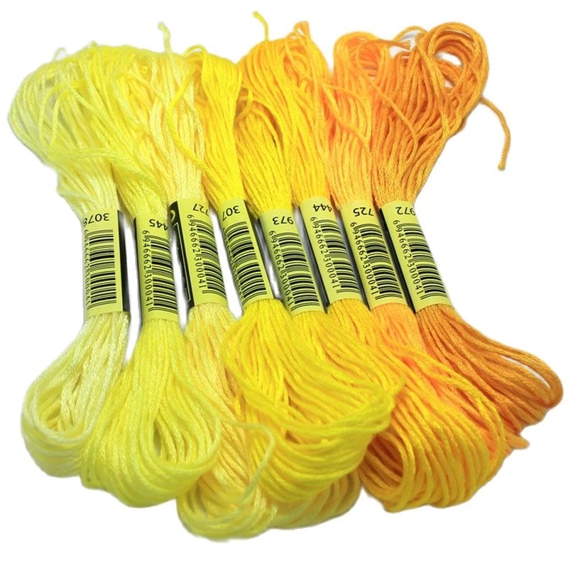 8/12/24/36Pcs Multicolor Simil - Dmc Floss Set ulasan dan harga