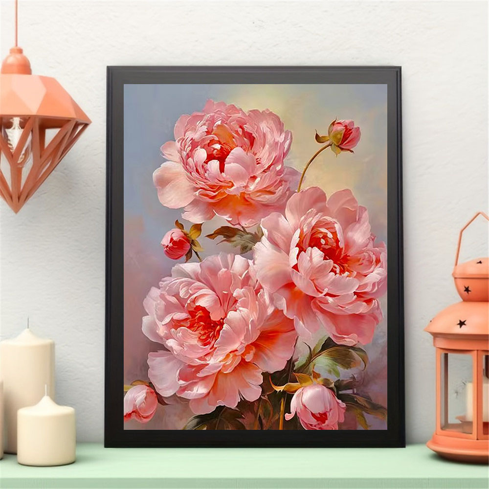HUACAN Embroidery Sets Rose Fl - Embroidery Rose Stitch ulasan dan harga