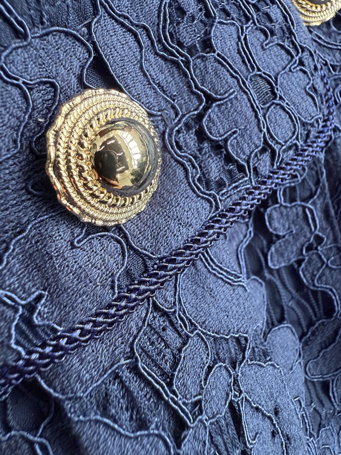 Orginal Boutique Navy Blue Lac - Embroidery Uk ulasan dan harga