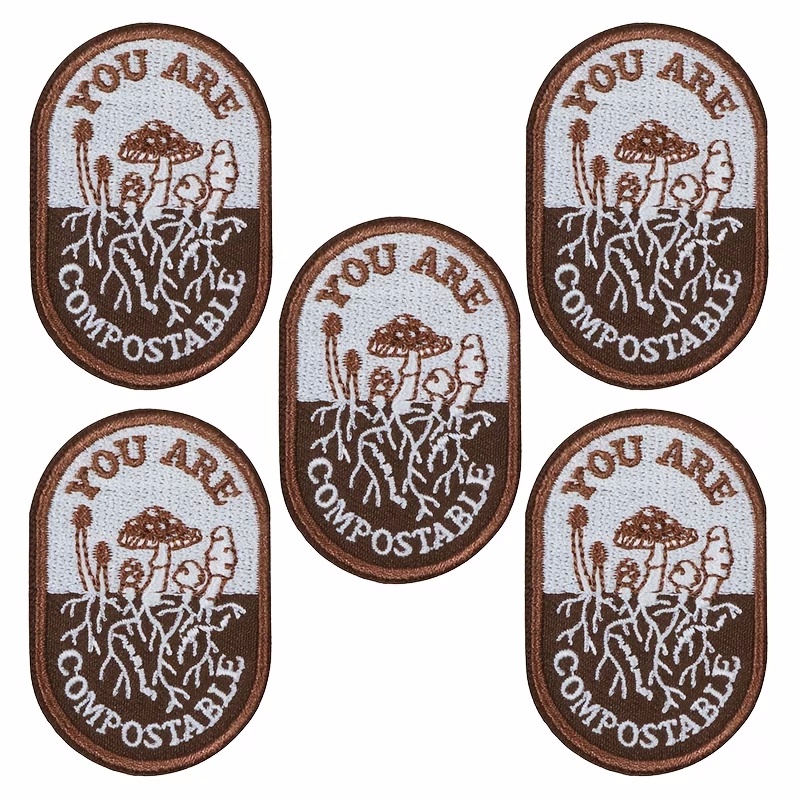 5 Vintage Mushroom Embroidery  - Embroidery Quote ulasan dan harga