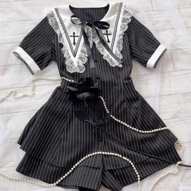 Embroidered Black Suit Mass-Pr - Embroidery Uniform ulasan dan harga
