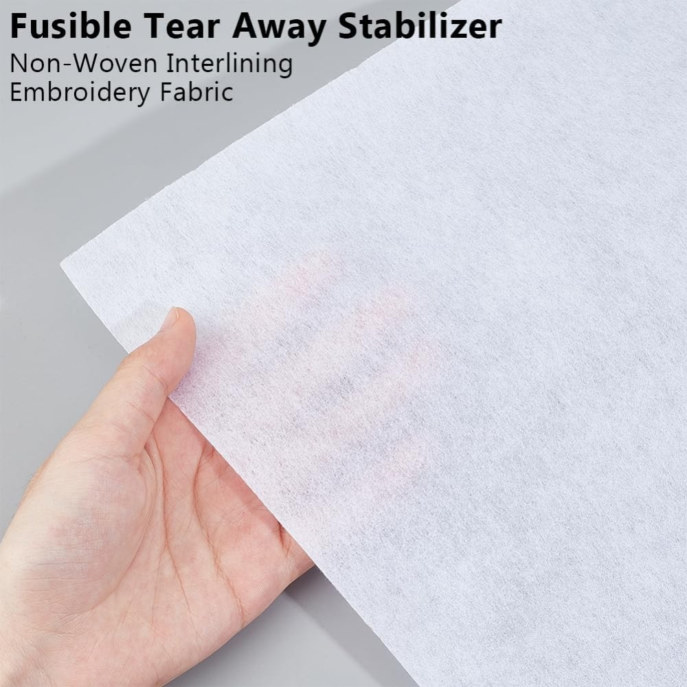 White Cut Away Embroidery Stab - Embroidery Machine ulasan dan harga