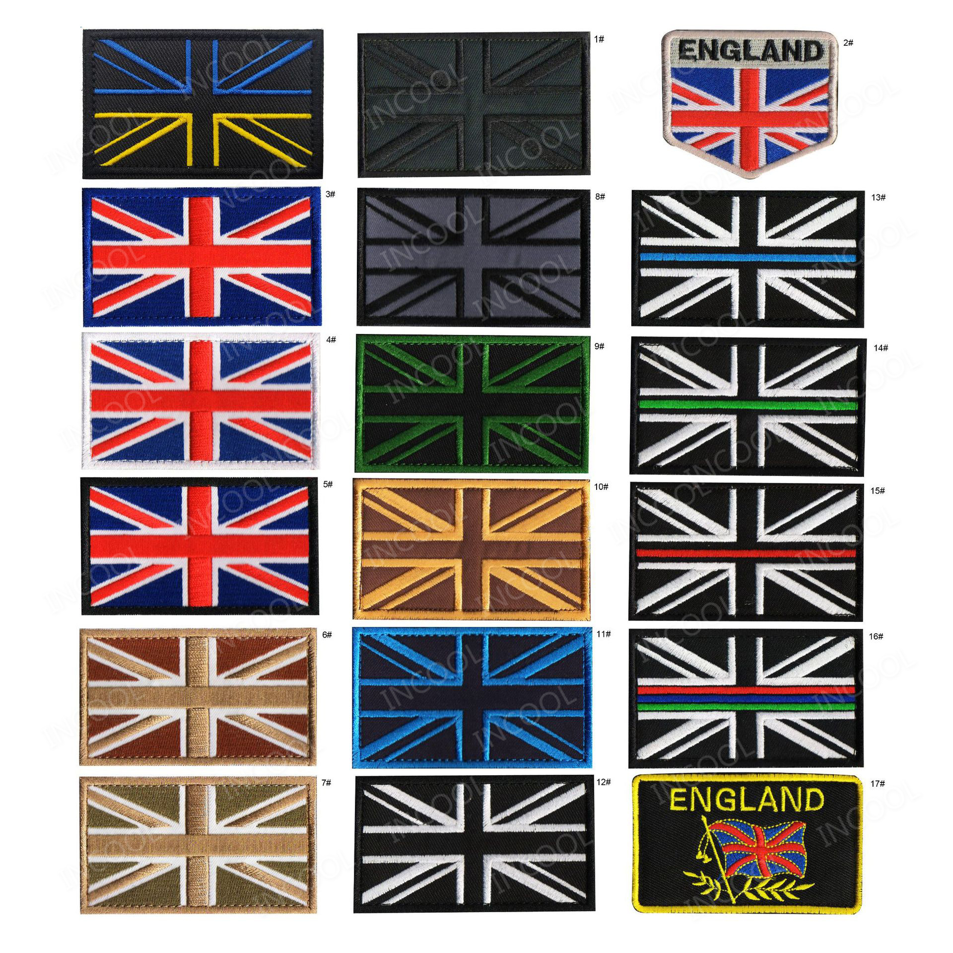 United Kingdom Embroidery Flag - Embroidery Uk ulasan dan harga