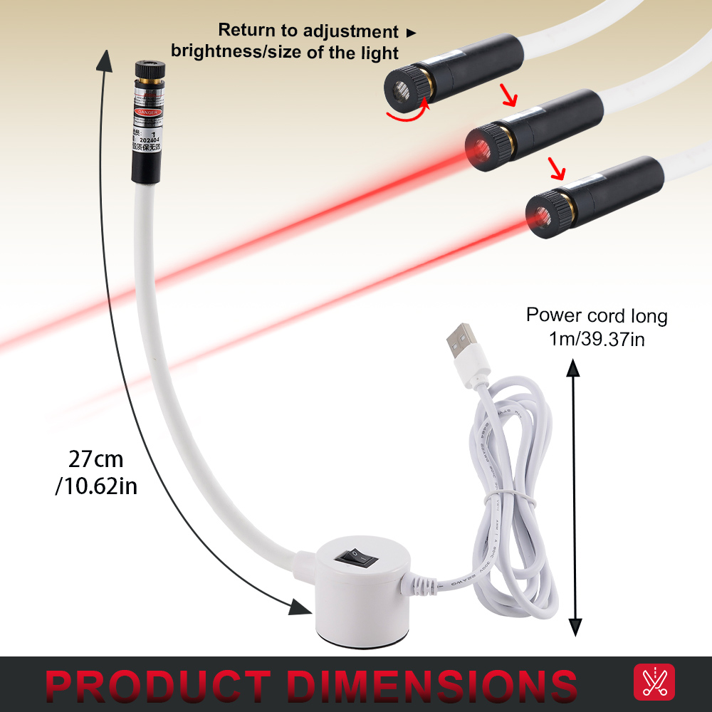 USB positioning light Infrared - Embroidery Workshop ulasan dan harga