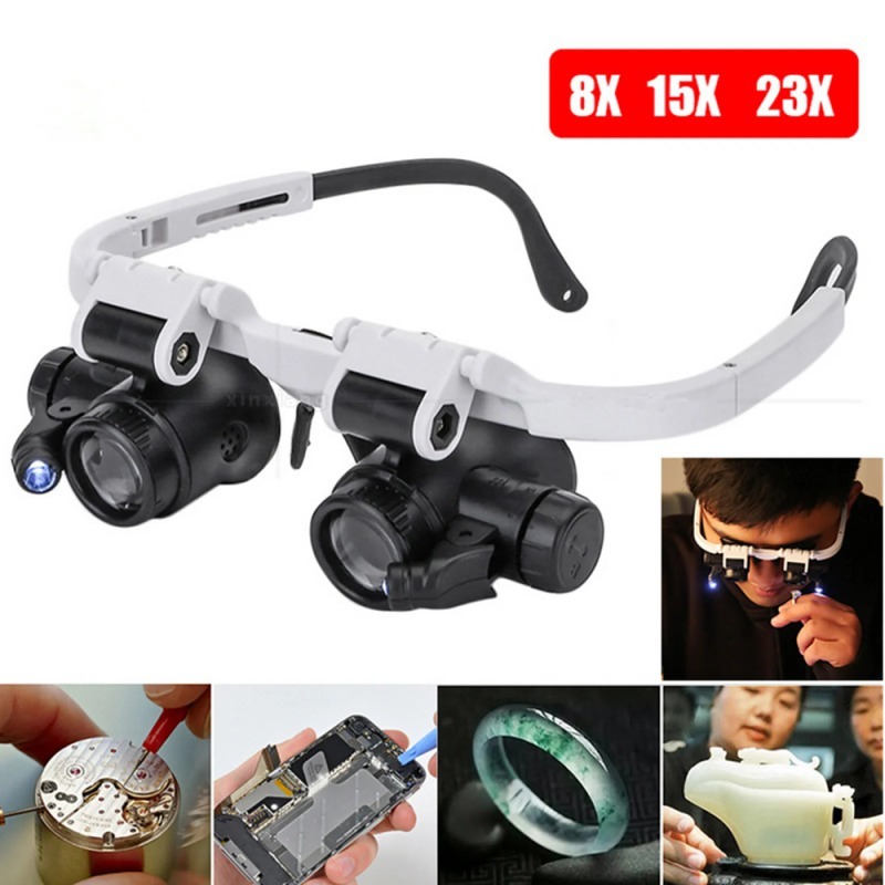 Hands Free LED Headband Magnif - Embroidery Workshop ulasan dan harga