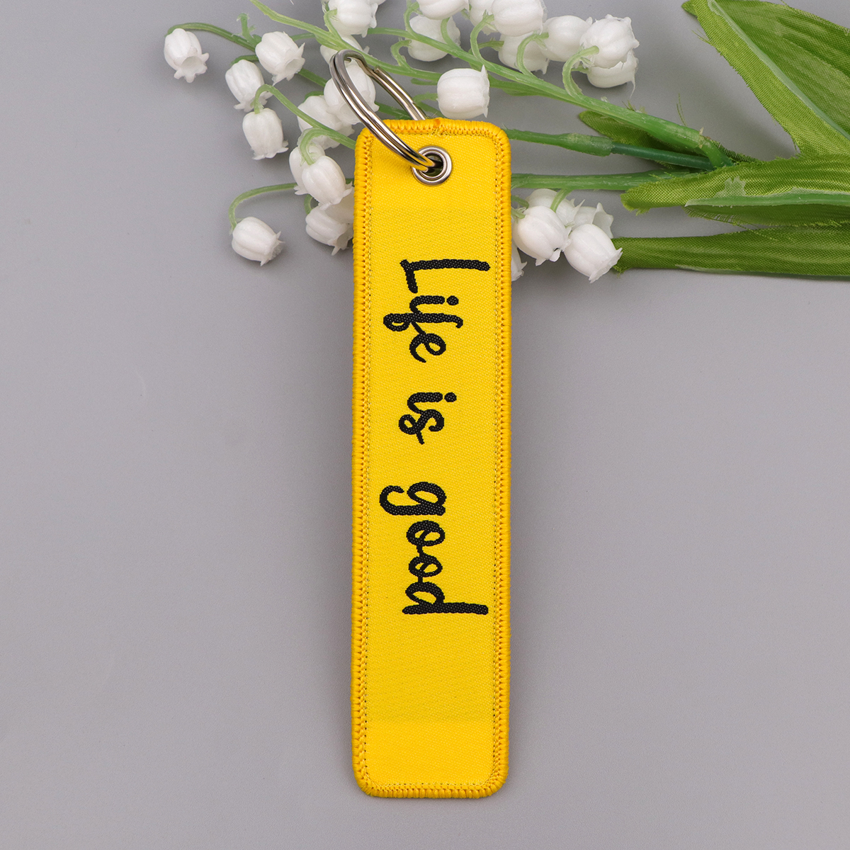 Cute Cat Embroidery Key Fobs C - Embroidery Quote ulasan dan harga