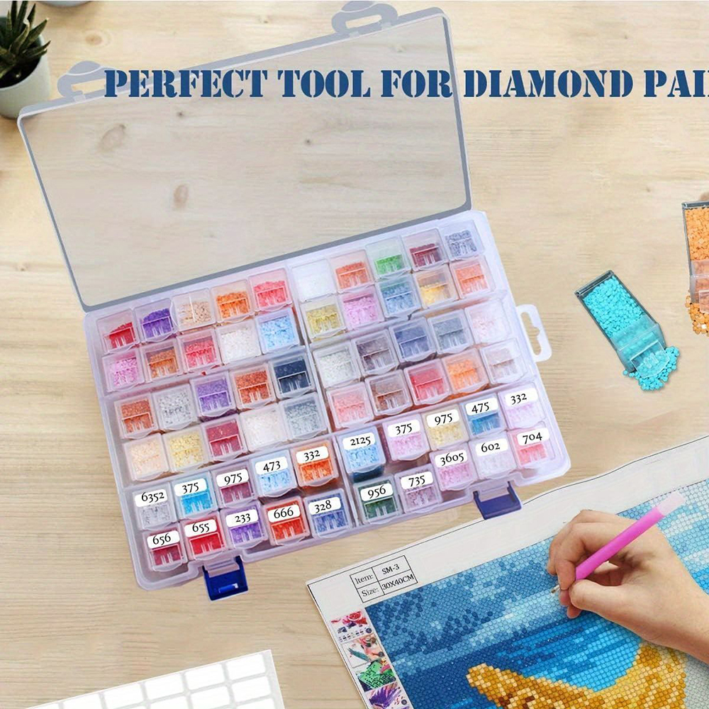 Square Plastic Diamond Paintin - Embroidery Tools ulasan dan harga