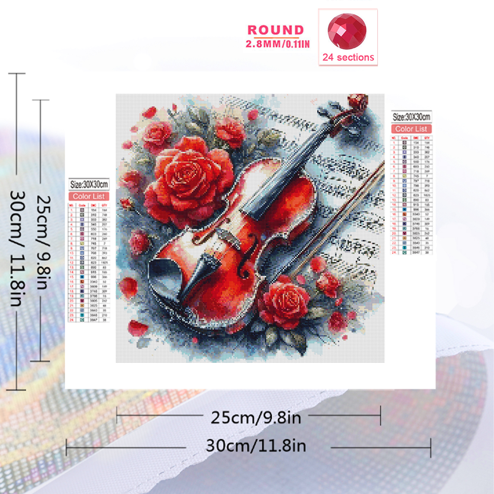 Evershine DIY Diamond Painting - Embroidery Rose Stitch ulasan dan harga