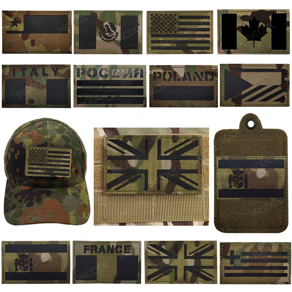 Reflective Flag Patches USA Sp - Embroidery Uk ulasan dan harga