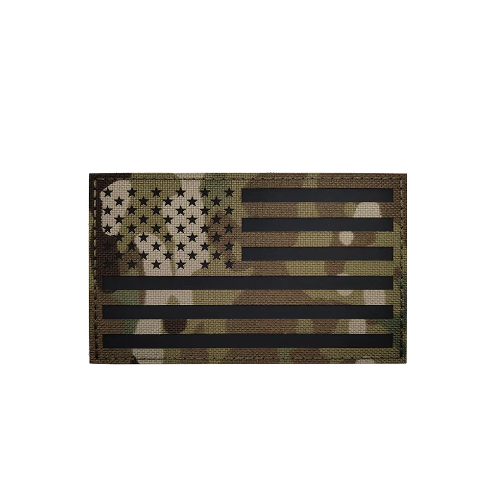 Reflective Flag Patches USA Sp - Embroidery Uk ulasan dan harga