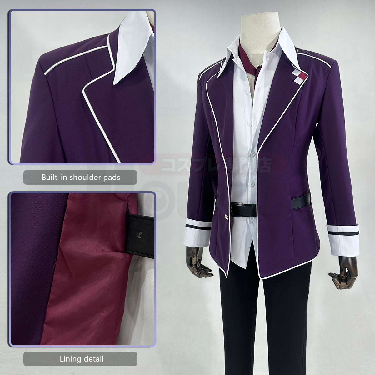 HOLOUN Diabolik Lovers Anime S - Embroidery Uniform ulasan dan harga