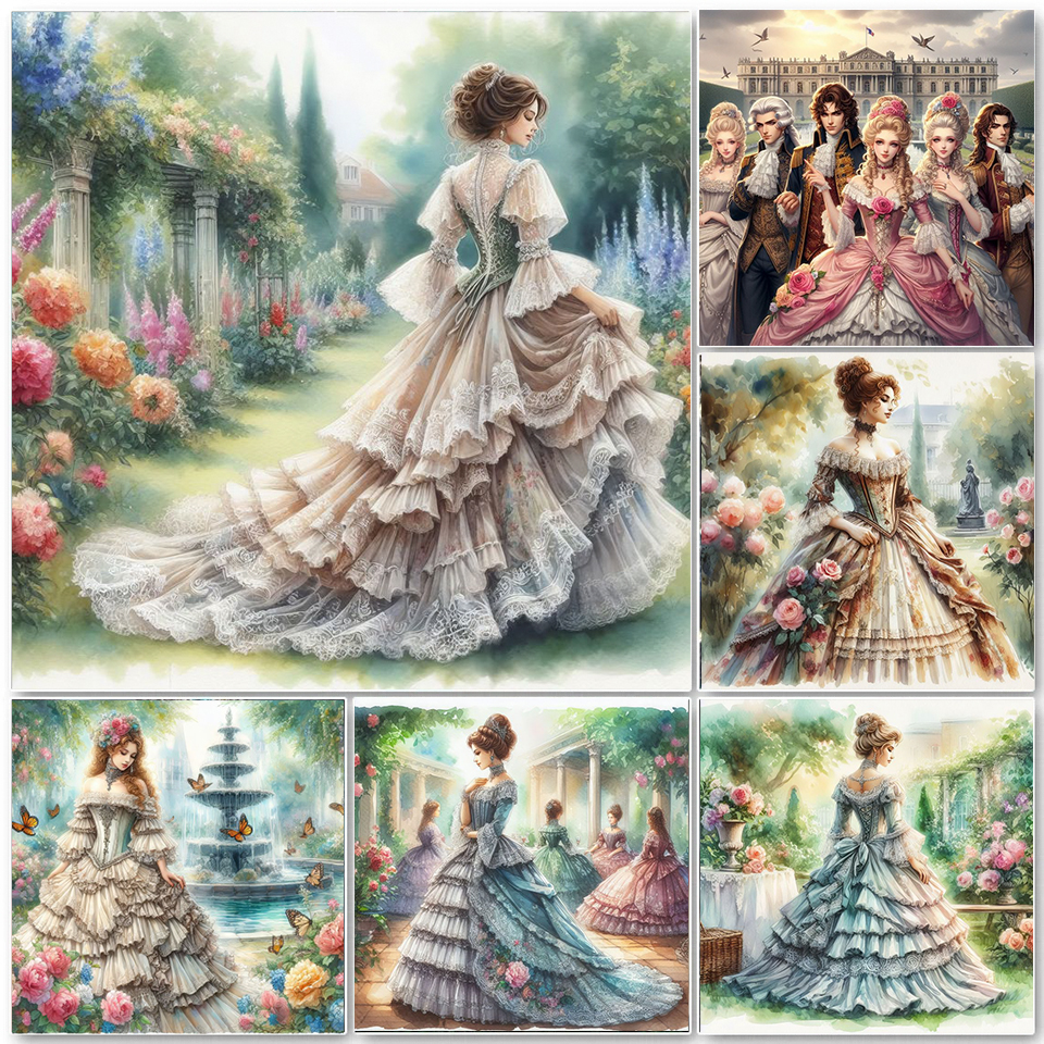 5D DIY New Diamond Painting Ar - Embroidery Rose Stitch ulasan dan harga