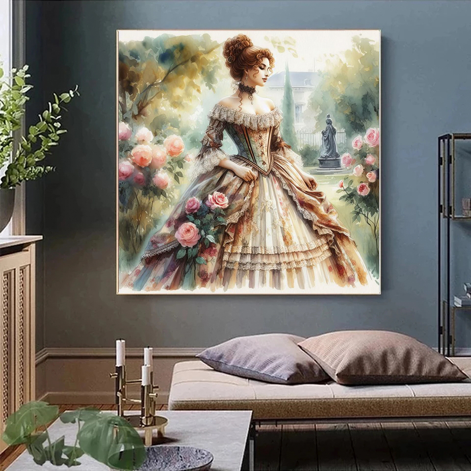 5D DIY New Diamond Painting Ar - Embroidery Rose Stitch ulasan dan harga