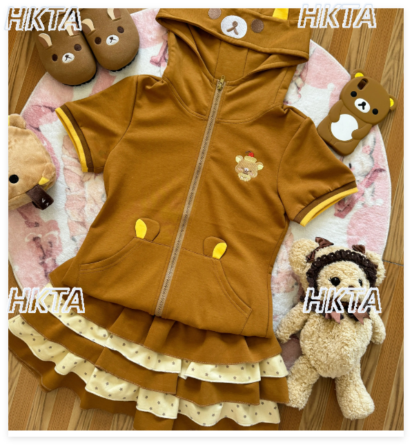Japanese Cute Cartoon Embroide - Embroidery Jacket ulasan dan harga