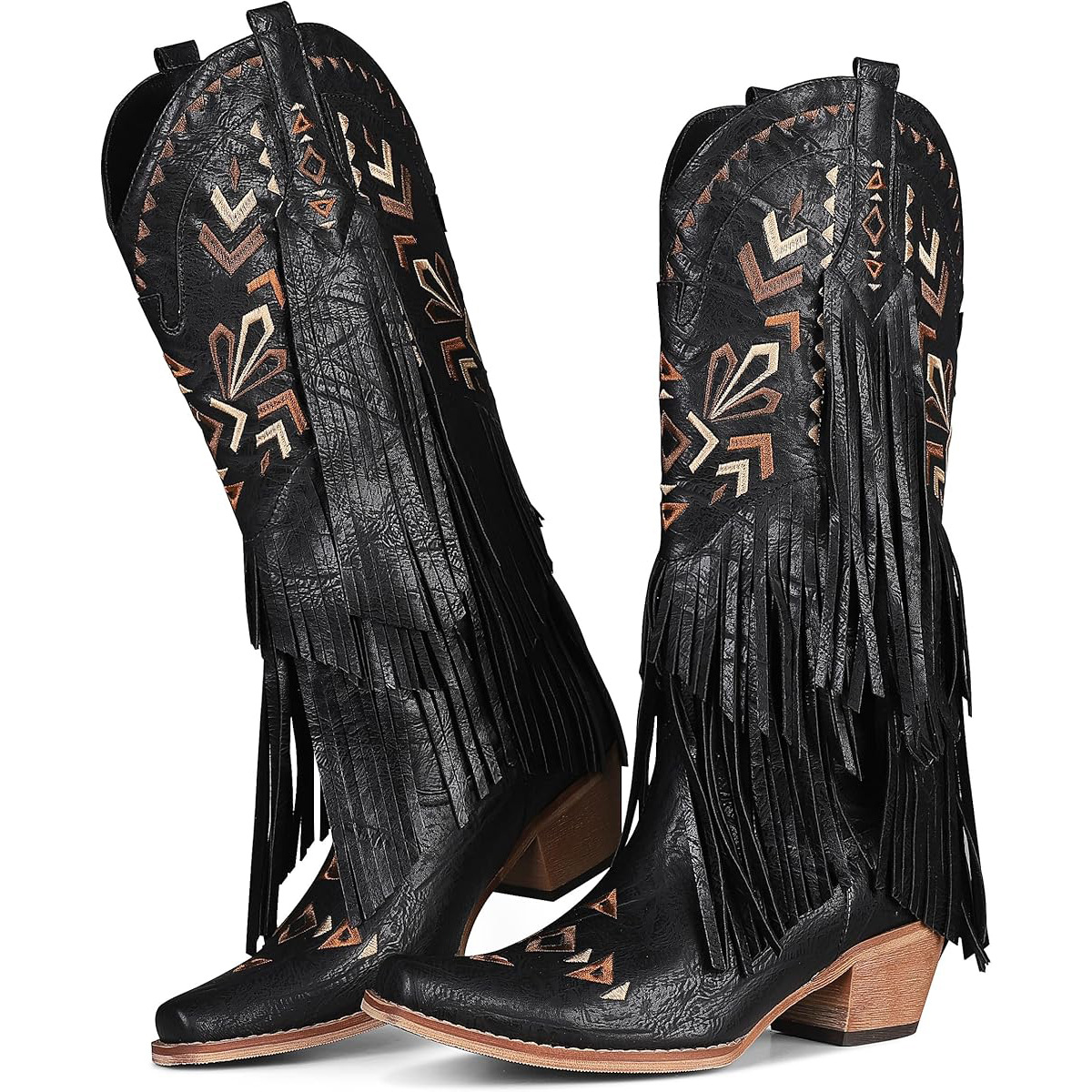 Women's Mid-calf Boots Retro W - Embroidery Design Free ulasan dan harga