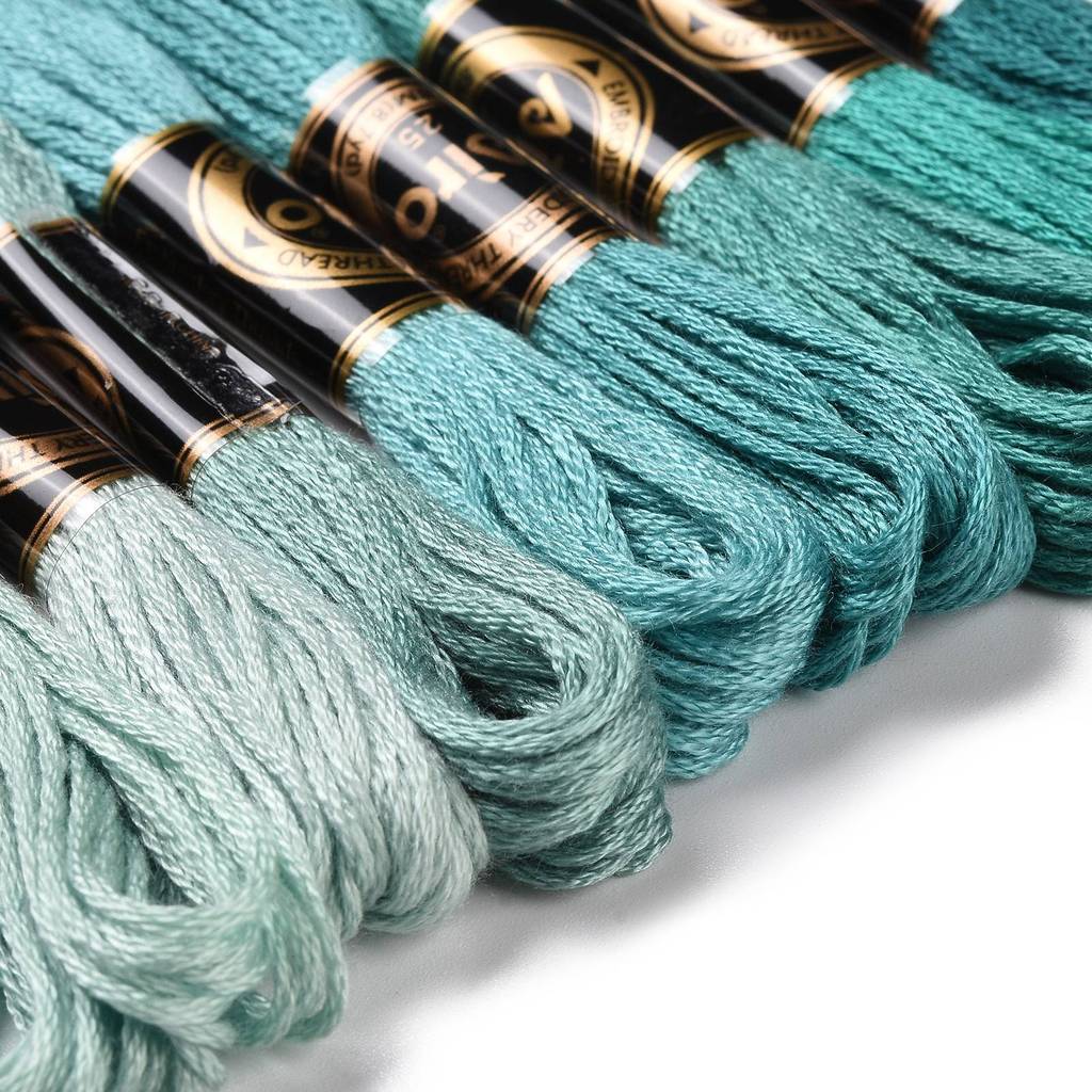 1Set 8 Skeins 0.5mm 6-Ply Poly - Embroidery Thread ulasan dan harga