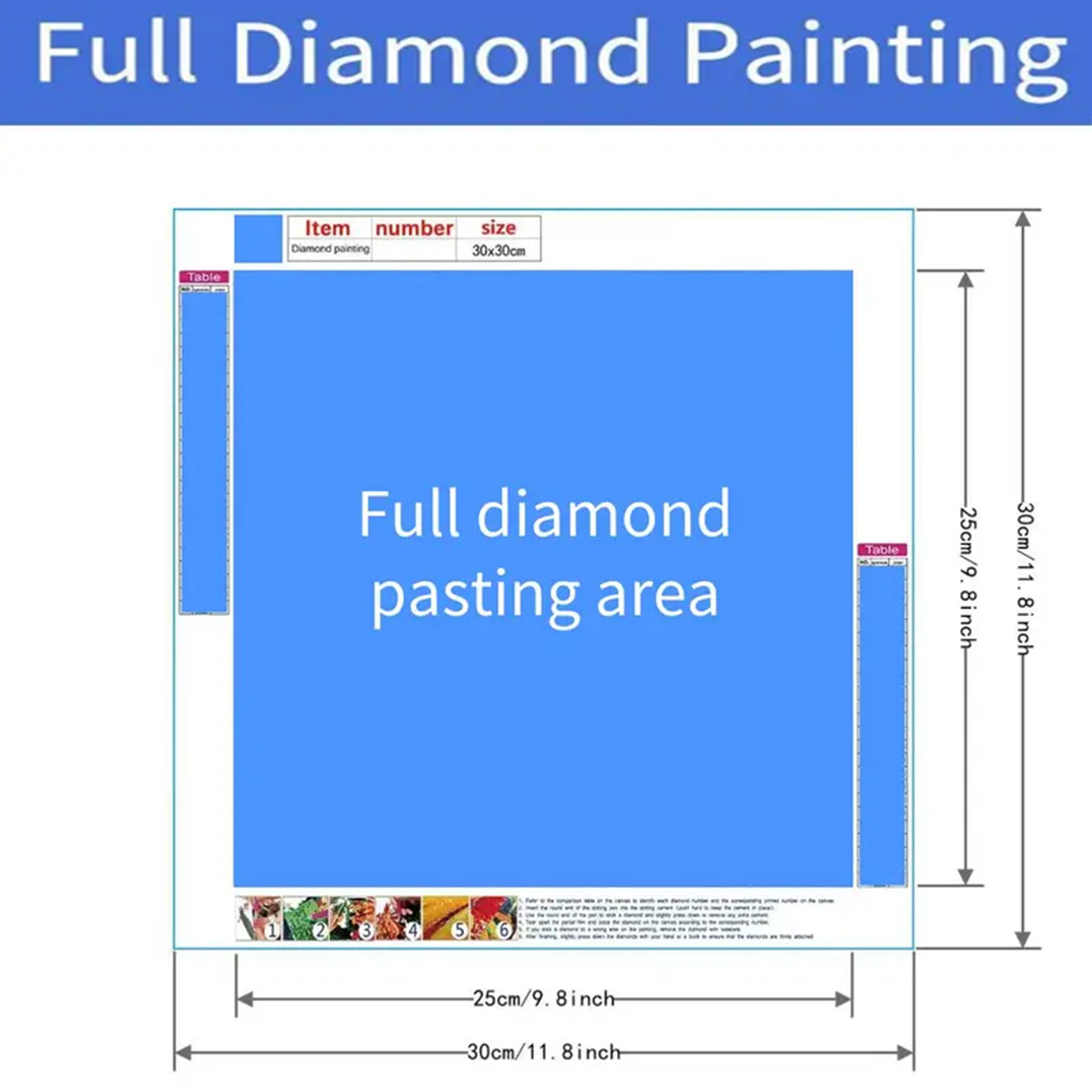 5D Diamond Painting Set, Color - Embroidery H&M ulasan dan harga