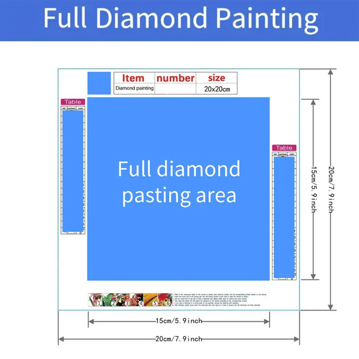 5D Diamond Painting Set, Color - Embroidery H&M ulasan dan harga